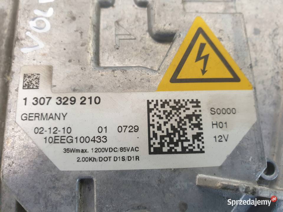 Volvo S40 II V50 LIFT PRZETWORNICA XENON PRAWA Oświetlenie Rudka