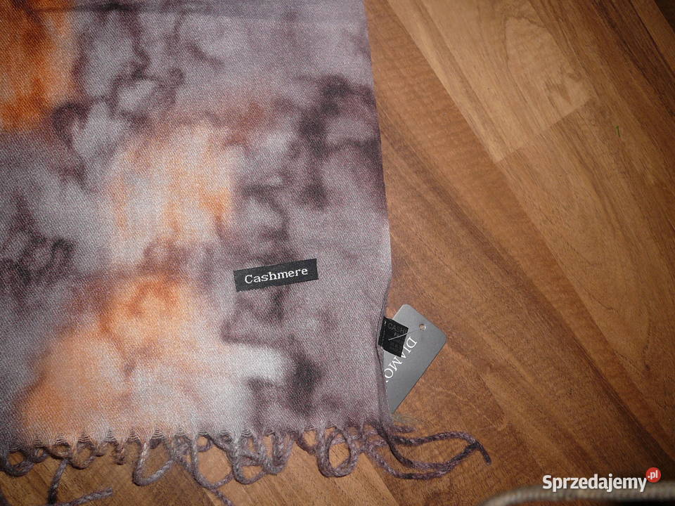 Szal 70x200 Nowy cashmere dwustronny Pozostałe dolnośląskie Wrocław