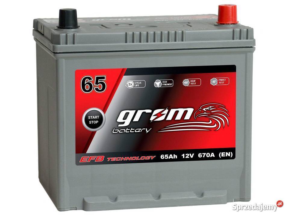 Akumulator GROM EFB STARTSTOP 65Ah 670A Japan osobowe Mielec