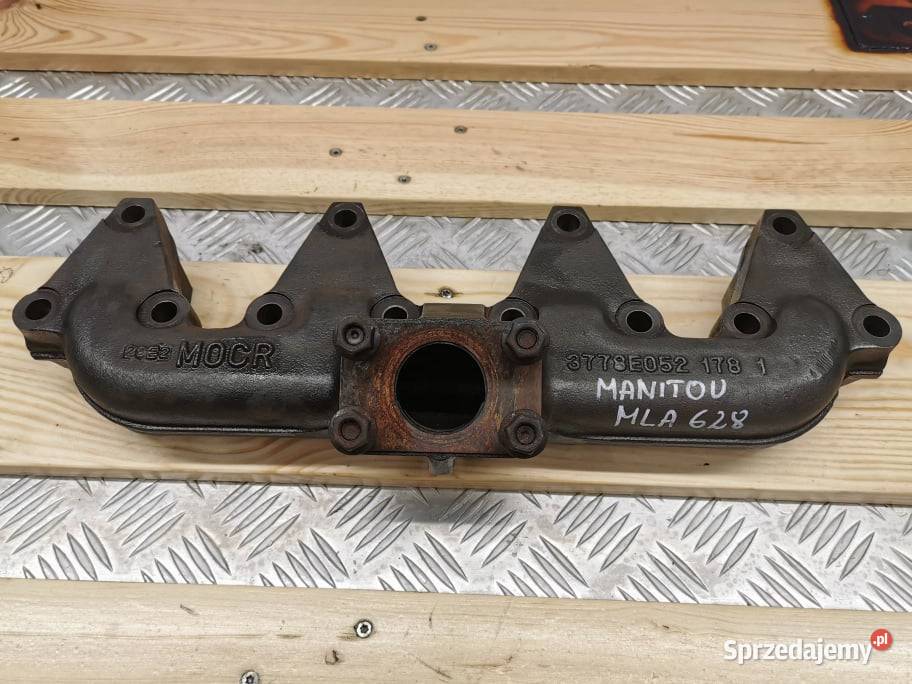 Kolektor wydechowy Manitou MLA 628 Perkins AM Rolnictwo wielkopolskie