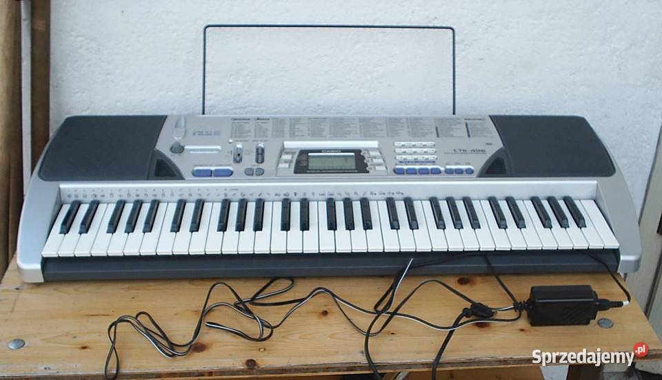 Keyboard Casio CTK-496 z osprzętem