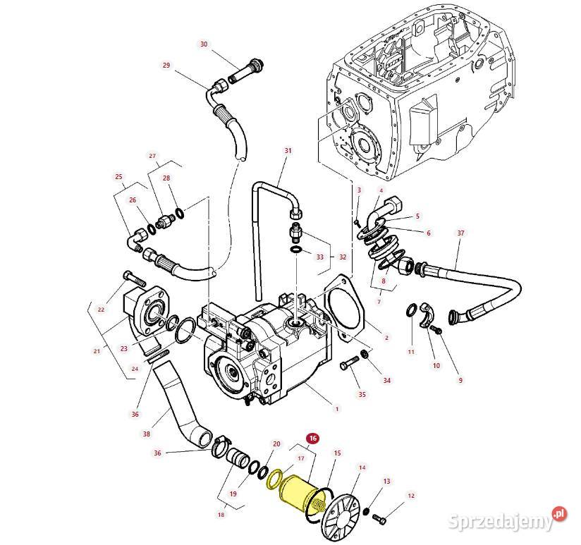 Wkład filtra oleju hydraulicznego AGCO Agco Białystok