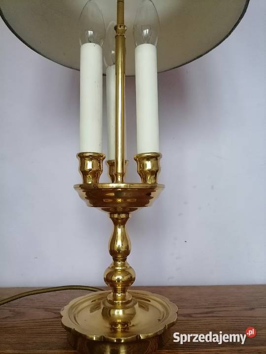 Stara mosiężna lampa z łat 60 tych ART DECO Kraków sprzedam