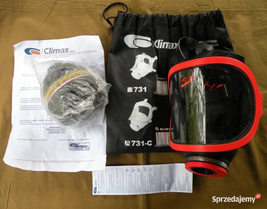 Maska przeciwgazowa CLIMAX 731R Militaria Wrocław