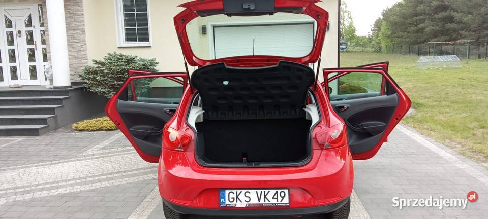 Seat Ibiza 09r 12benzyna 108t czerwony Kościerzyna