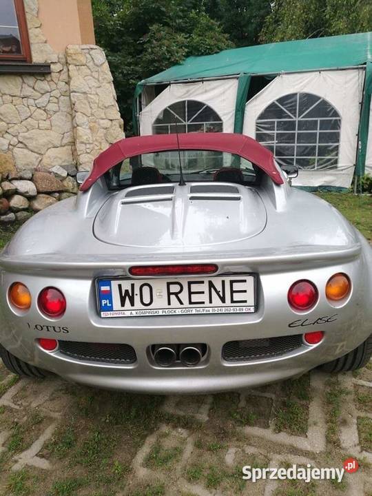LOTUS ELISE 19 KAT SPORTOWY WYŚCIGOWY CABRIOLET mazowieckie sprzedam