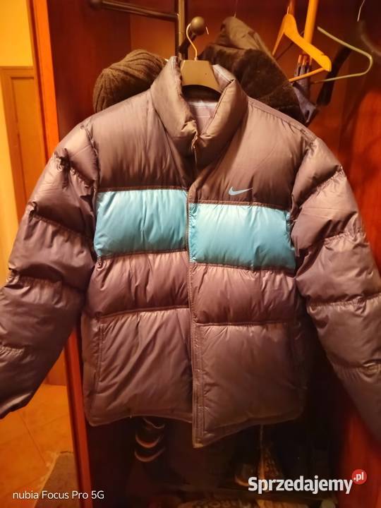 Kurtka zimowa puchowa dwustronna Nike xxl w Warszawa