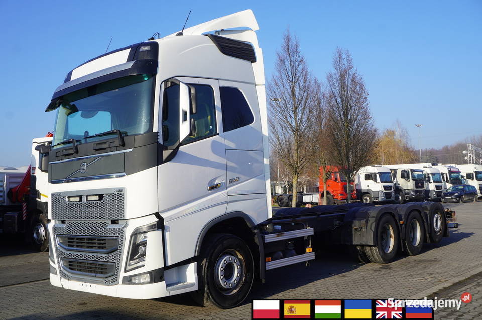Volvo FH 650 8x4 Rama do zabudowy Kab Do zabudowy małopolskie Kraków sprzedam