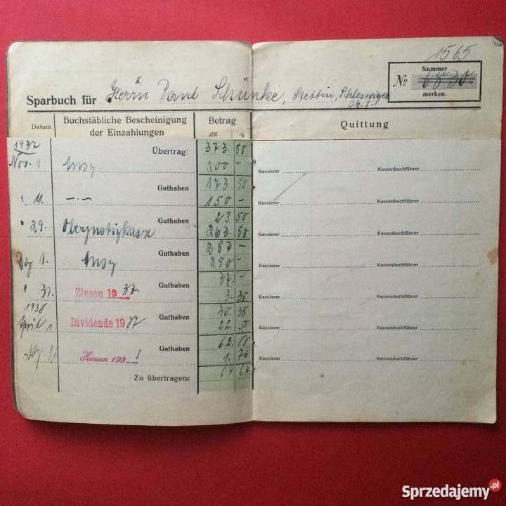 Sparbuch zachodniopomorskie Szczecin