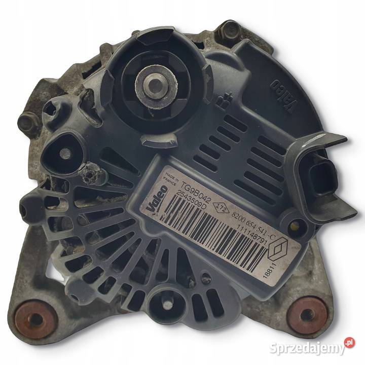 ALTERNATOR Renault Clio III 12 16V 8200654541 Układ elektryczny silnika lubelskie