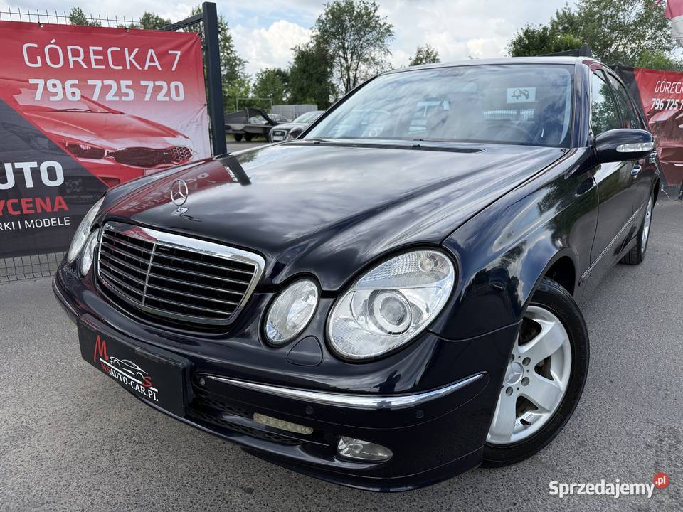 MercedesBenz E 18 Benzyna LPG Podghrz Fotele nawigacja wielkopolskie Poznań