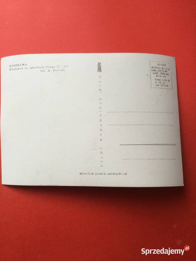 2302 Widokówka Warszawa zachodniopomorskie Szczecin