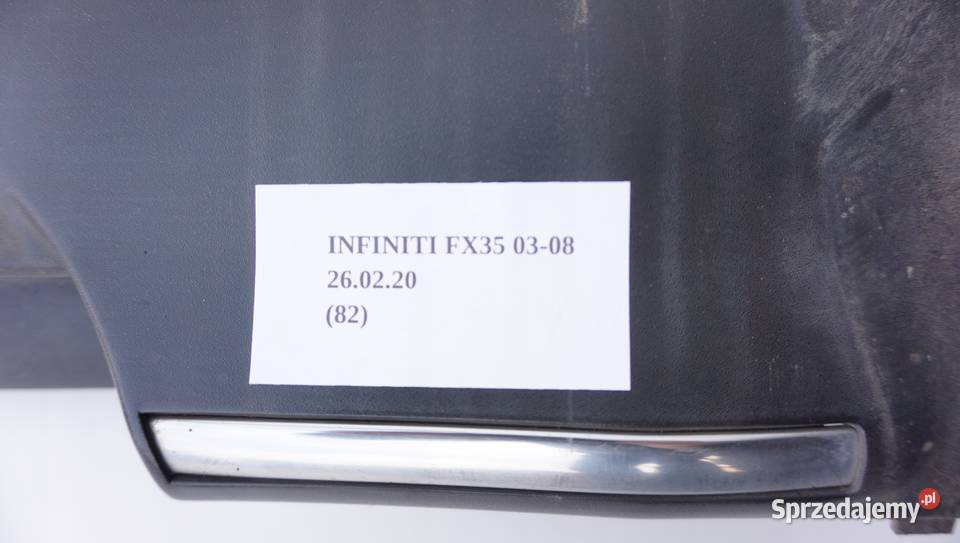 LISTWA PROGOWA LEWA PRÓG INFINITI FX35 FX45 0308 sprzedam
