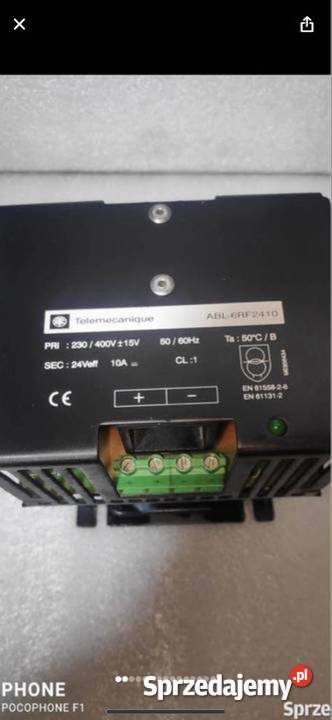 Zasilacz Prostowniczy firmy Telemecanique typ śląskie Gliwice sprzedam