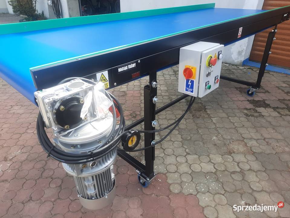 Przenośnik taśmowy taśmociąg prosty 350 x60 Pozostałe Rogóźno