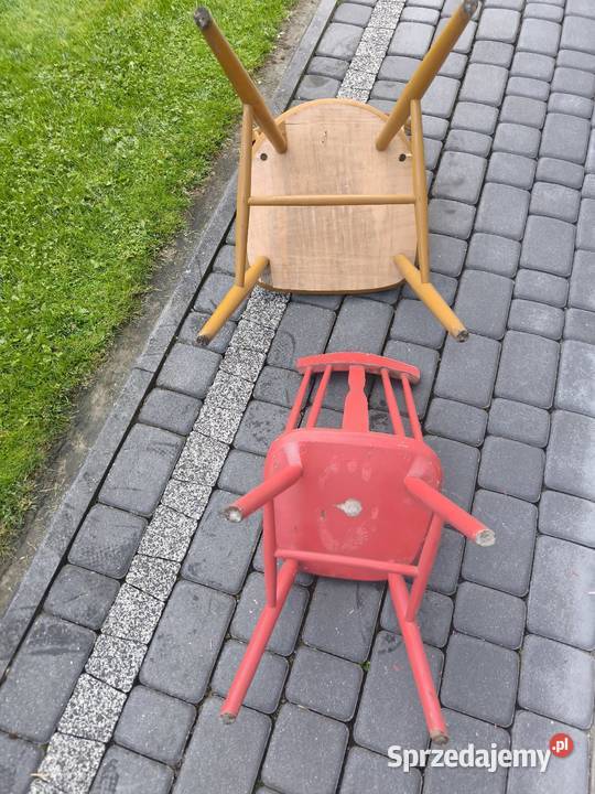 Zabytkowe dwa patyczaki duży i mamy solidne Radomsko