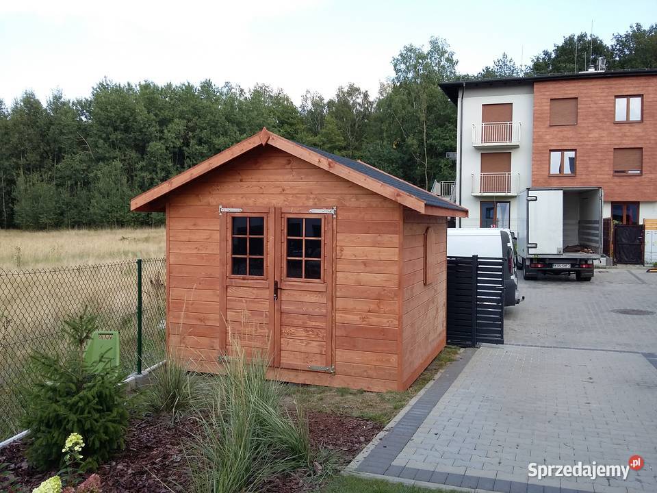 Domek narzedziowy 250x250 Magazynek na pelet sprzedam