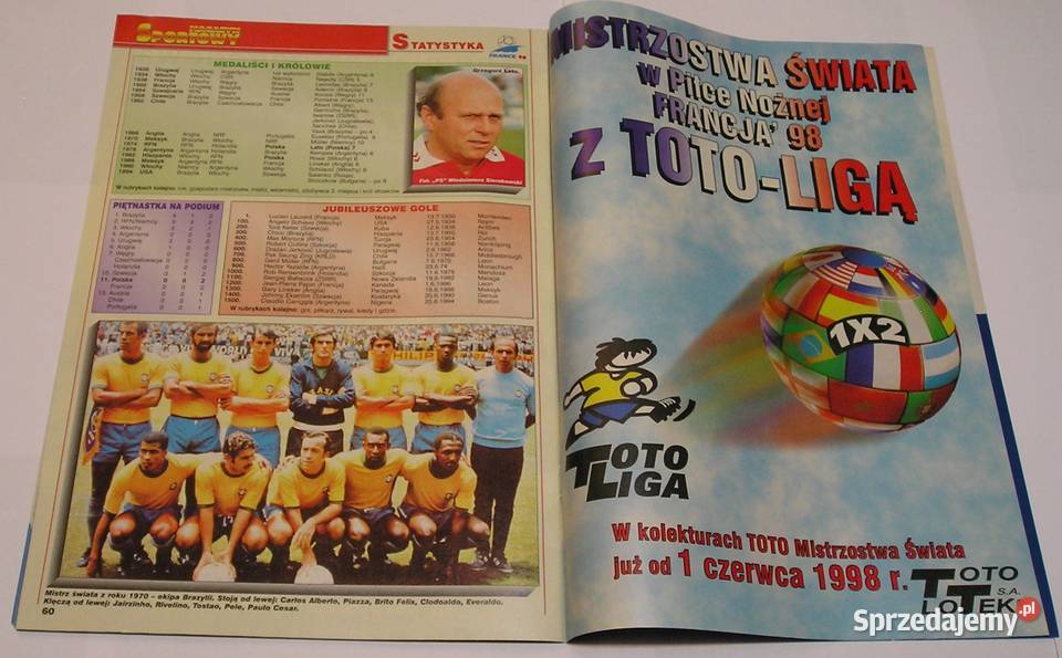 MAGAZYN SPORTOWY SKARB KIBICA MŚ 1998 Łódź