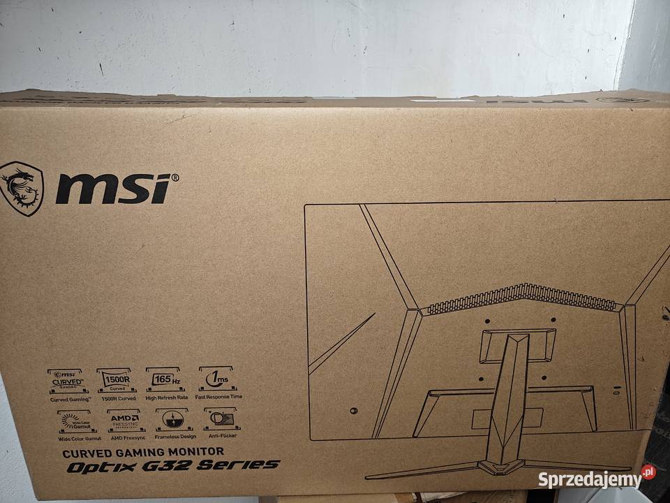 Monitor Gamingowy MSI 32 cale 165hz Full HD 25" i większe Kamień Pomorski sprzedam