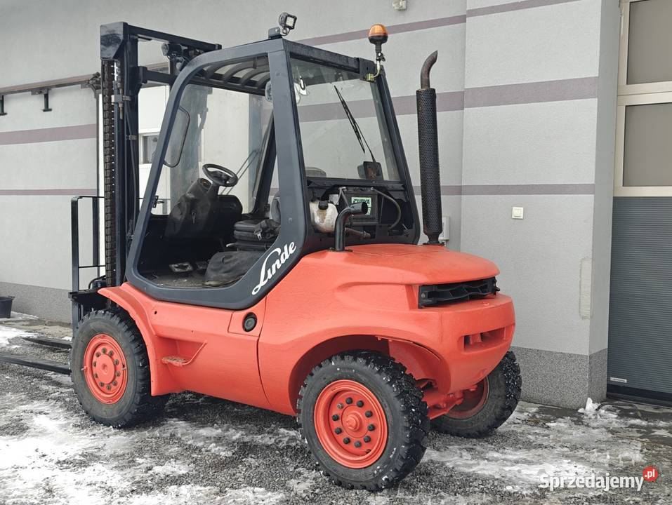 Wózek Linde H45D04 45T Diesel Perkins Podnosi 4m świętokrzyskie sprzedam