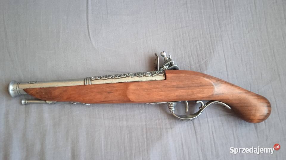 REPLIKA Pistolet skałkowy z XVIII w DENIX 1196G Warszawa