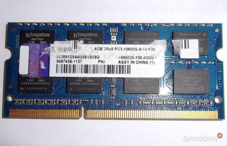Pamięć do laptopa DDR3 4gb Szczecin sprzedam