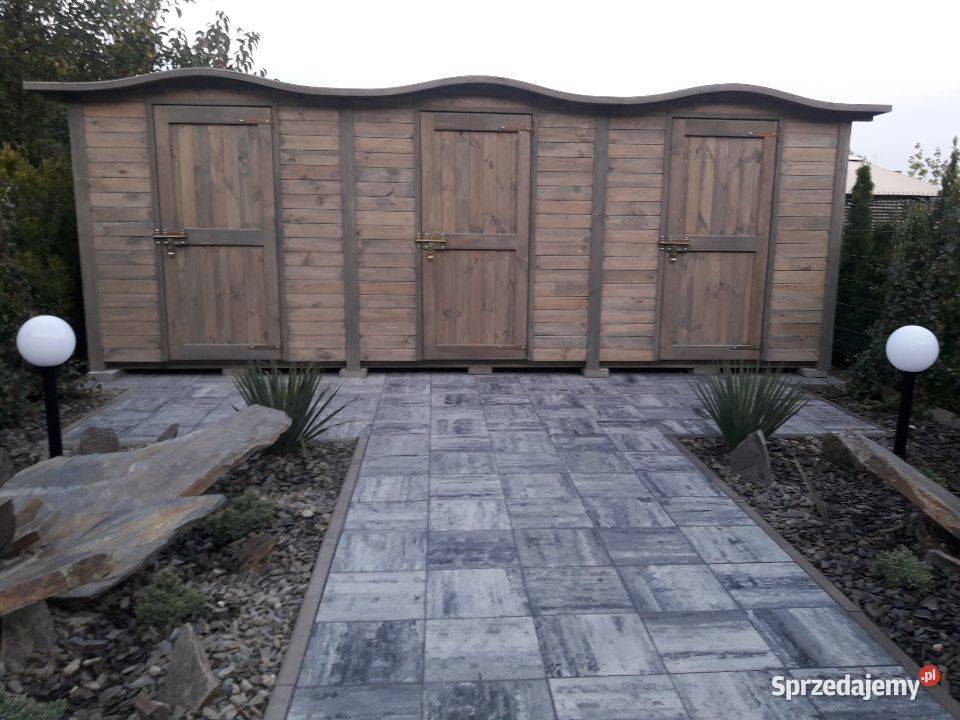 Domek narzędziowy 2 x 11m w konstrukcji słupowej Kalety