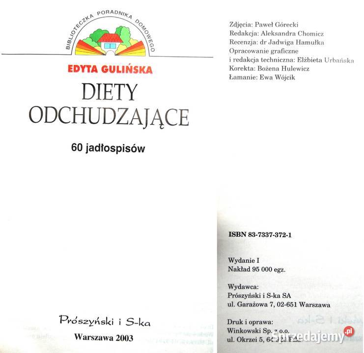 Diety odchudzające Edyta Gulińska Biblioteczka lubelskie Lublin