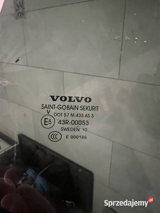 Szyba drzwi Volvo xc 60 lewy tył osobowe Boczne (drzwi) świętokrzyskie Kielce