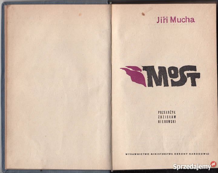 01022 MOST JIRI MUCHA Czyrna sprzedam