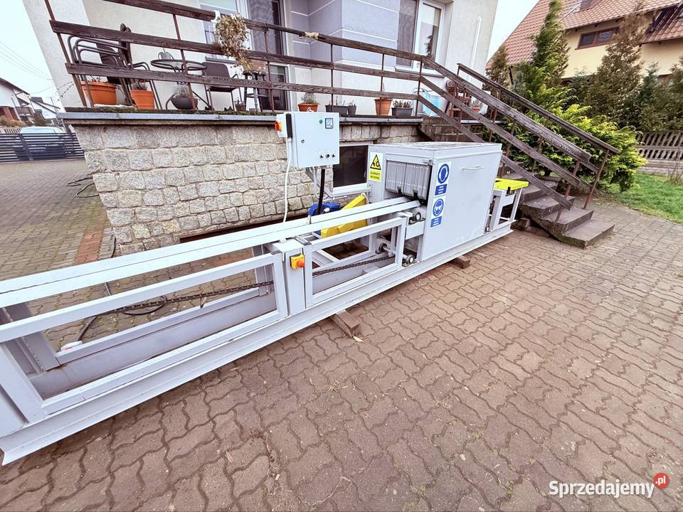 Trak tarczowy dwupiła brusarka Lniano