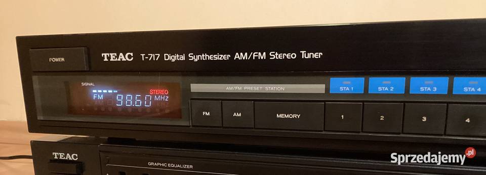 Tuner Radio Odbiornik TEAC T717 SPRAWNY Gdynia sprzedam