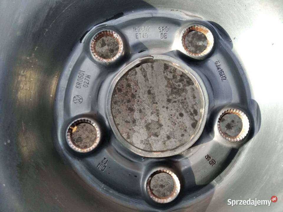 Felgi stalowe 4 16 5x100 6J ET40 Bora Octavia stalowe mazowieckie Płock