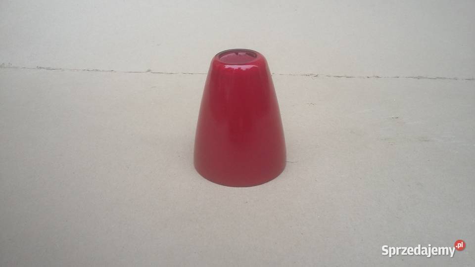 Klosz do lampy STOŻEK na G9 czerwony Oświetlenie Warszawa
