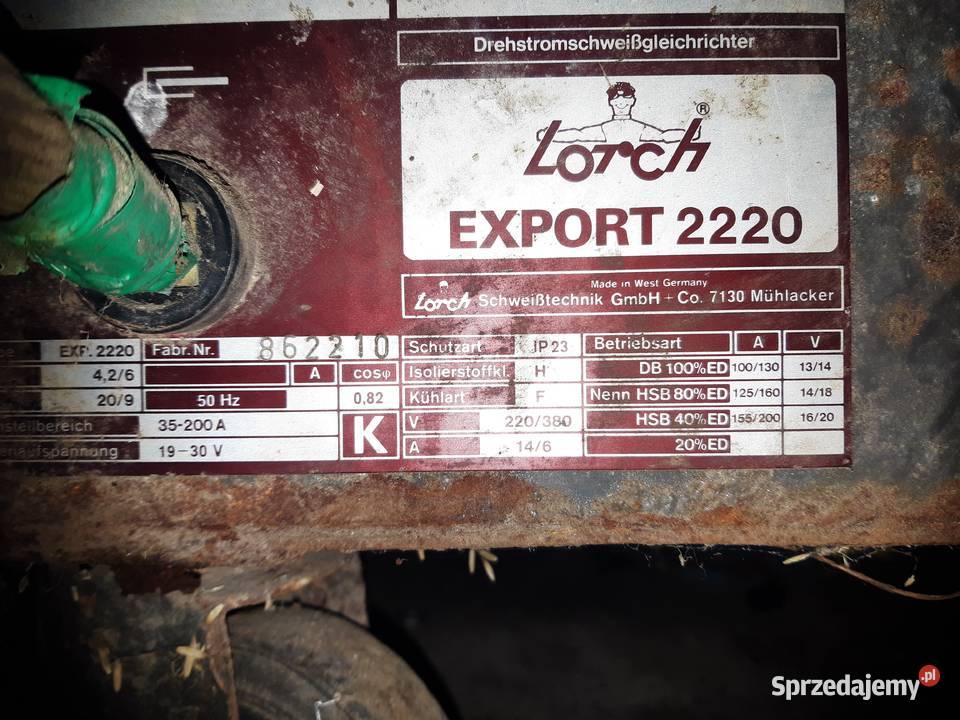 Migomat lorch 2220 lubelskie Łopiennik Dolny-Kolonia sprzedam