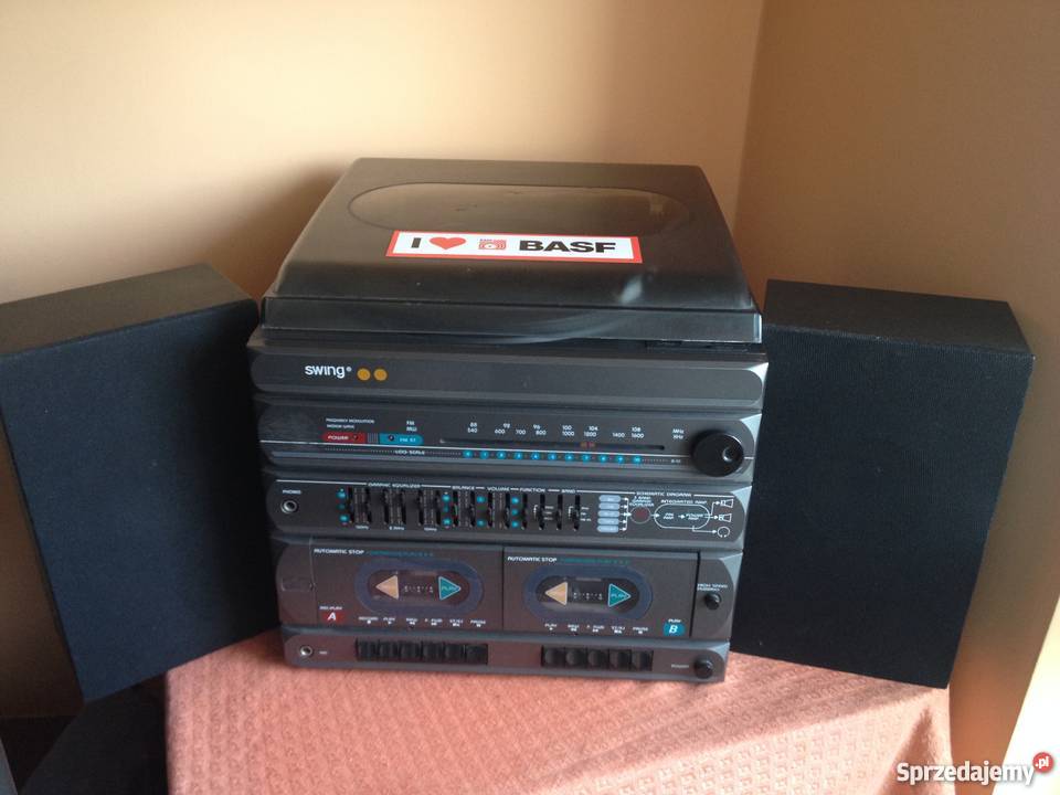 Wieża Niemiecka SWING W 4040 z 1984 roku Kasety
