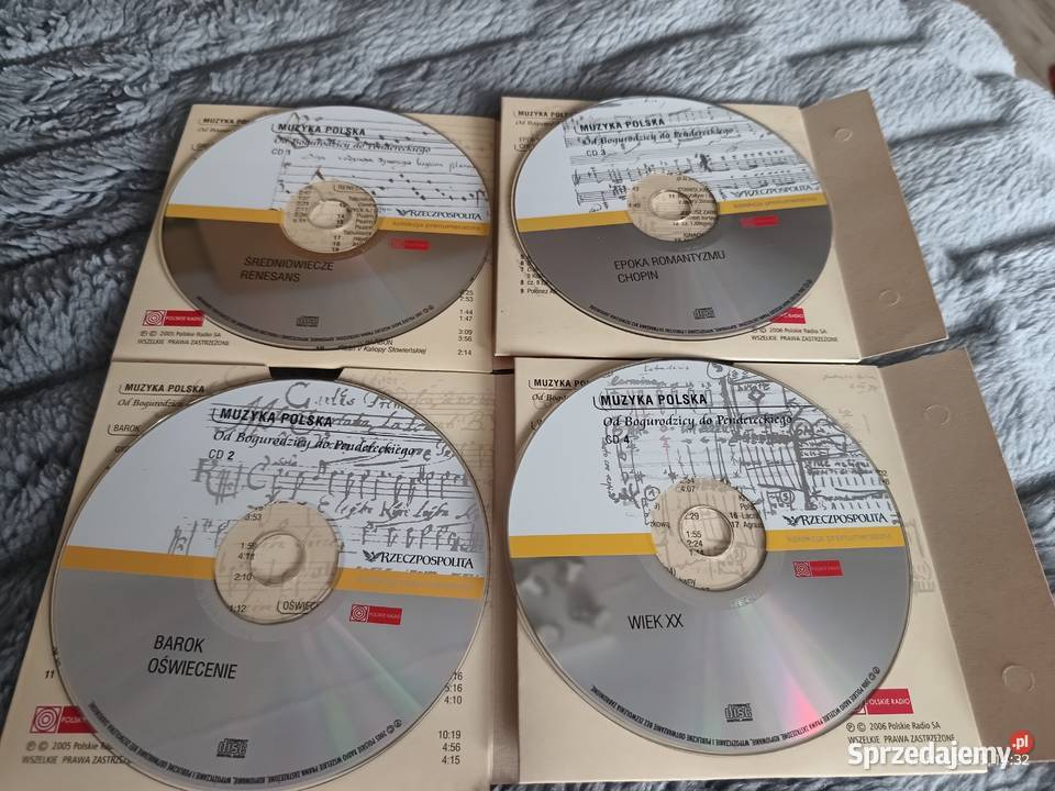 Muzyka Polska wieki 4 płyty CD 1 płyta Wronki
