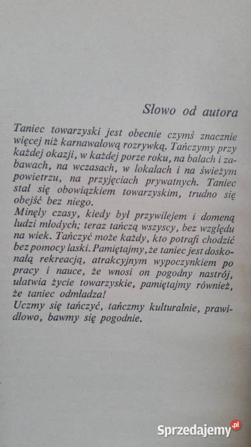 TAŃCZYĆ MOŻE KAŻDY PWM Marian Wieczysty Poradniki, albumy i reportaże Puławy sprzedam