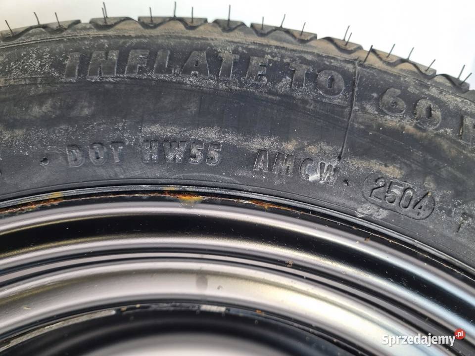 KOŁO DOJAZDOWE Ford Fiesta Mk5 Mk6 12580 R15 lubelskie Chełm