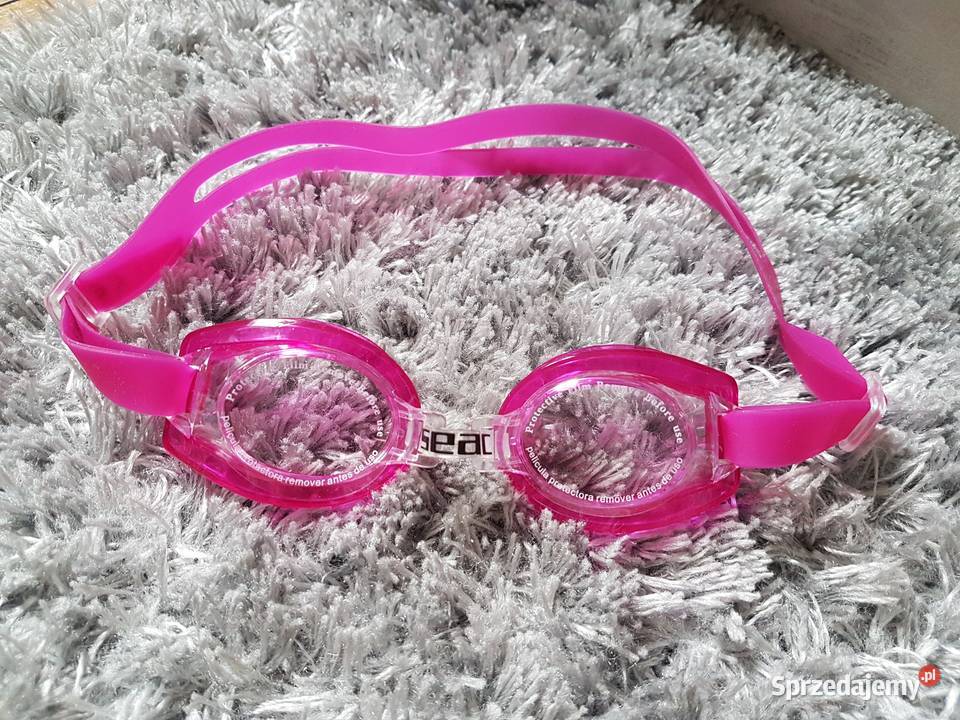 Okulary do pływania różowe nowe Łódź
