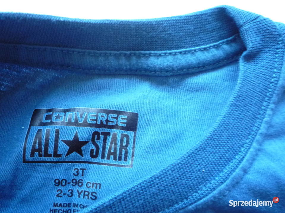NOWA Converse r 9298 Niebieska Koszulka z logo Szczecin sprzedam