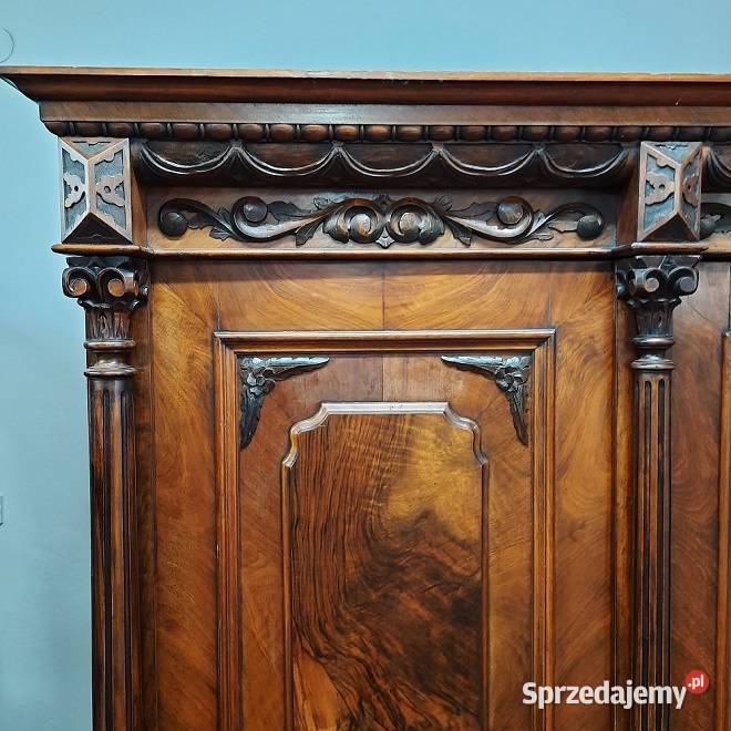 Piękna Duża Szafa Eklektyczna AntykiMarki Marki