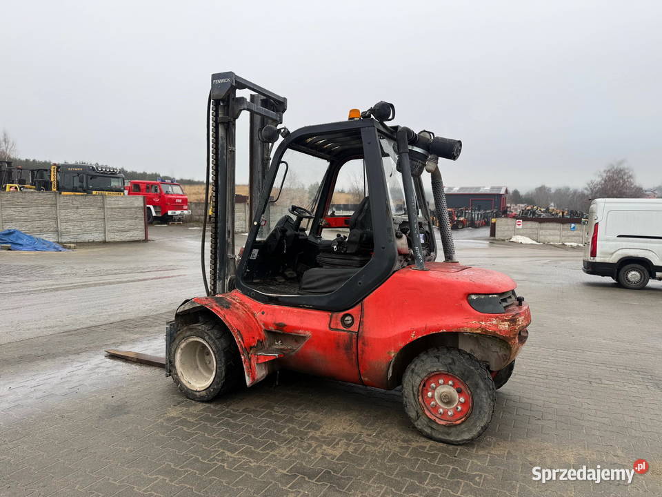 wózek widłowy terenowy LINDE H45D Perkins 4500 Linde łódzkie Działoszyn