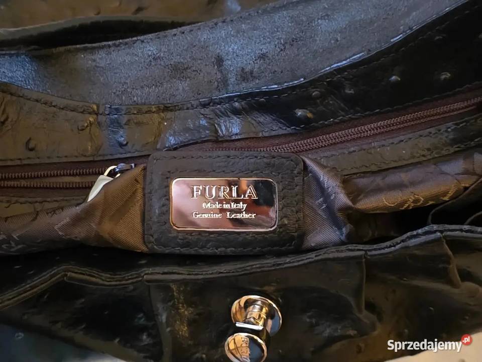 Duża Torebka FURLA do Ręki Skóra Naturalna Warszawa sprzedam