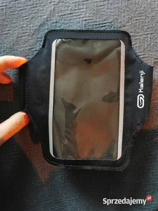 Opaska na telefon do biegania Kalenji czarna na