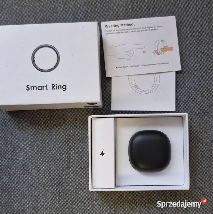 Smart Ring R08 Gesty 8 Czarny Rzeszów