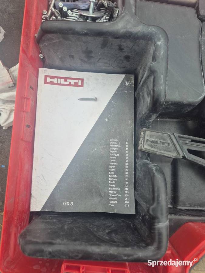 Hilti Gx 3 Gwoździarka Gazowa Gwoździarka Do Poddębice