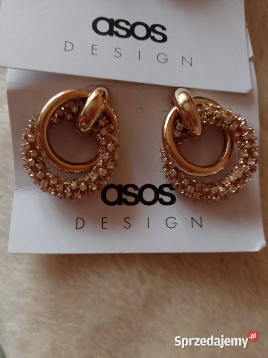 ASOS Bogato zdobione kolczyki biznesowe z Kraków