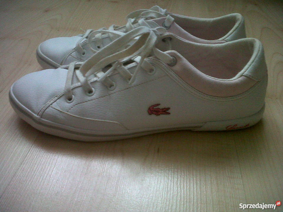 TenisówkiTrampki 39 Lacoste oryginalne nowe skóra Warszawa