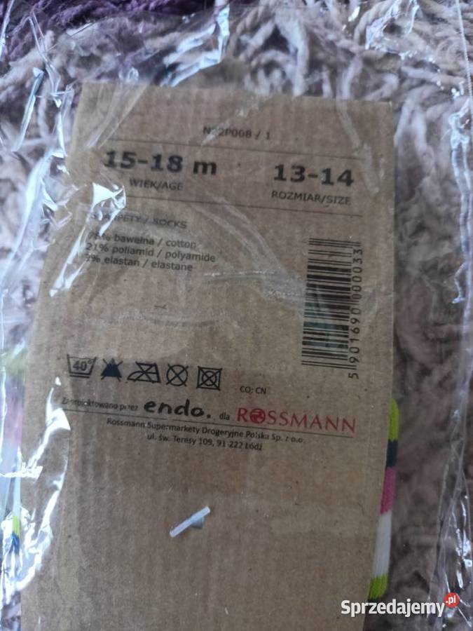 Nowe skarpetki rozmiar 1314 Bielizna Włocławek sprzedam